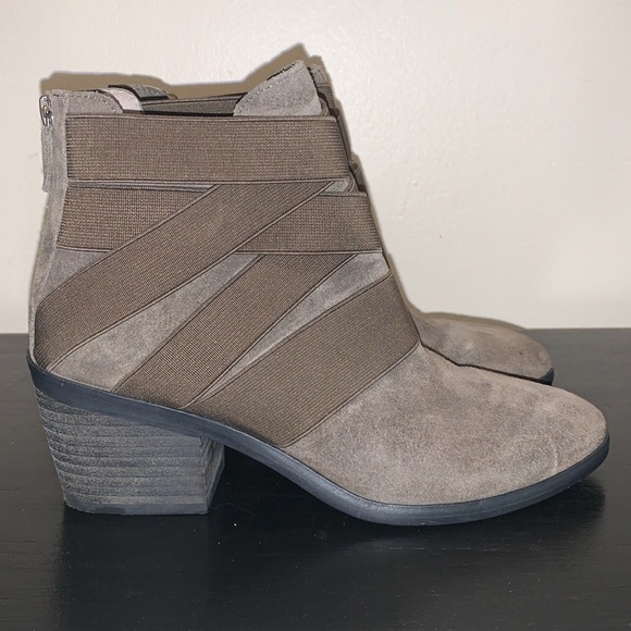 Eileen Fisher Women's Willis Suede Bootie.  Brown 7.5 - Picture 2 of 10